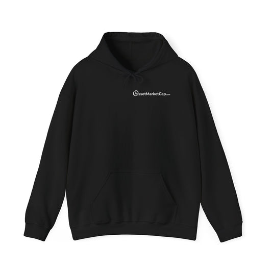 Unisex Heavy Blend™ Hoodie with AssetMarketCap.com Logo - Perfect for Casual Outings and Cool Days